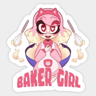 Baker Girl Sticker